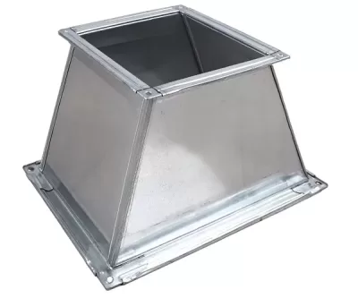 ống giảm vuông - côn thu ống gió vuông