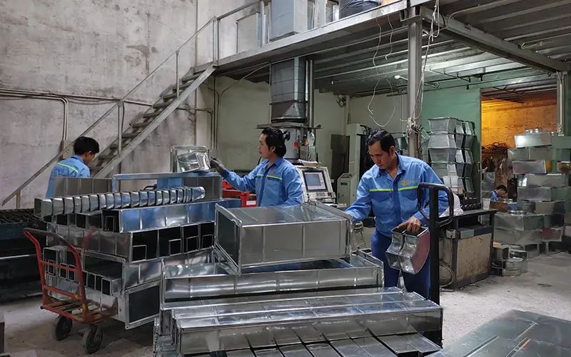 dosamec san xuat ong gio