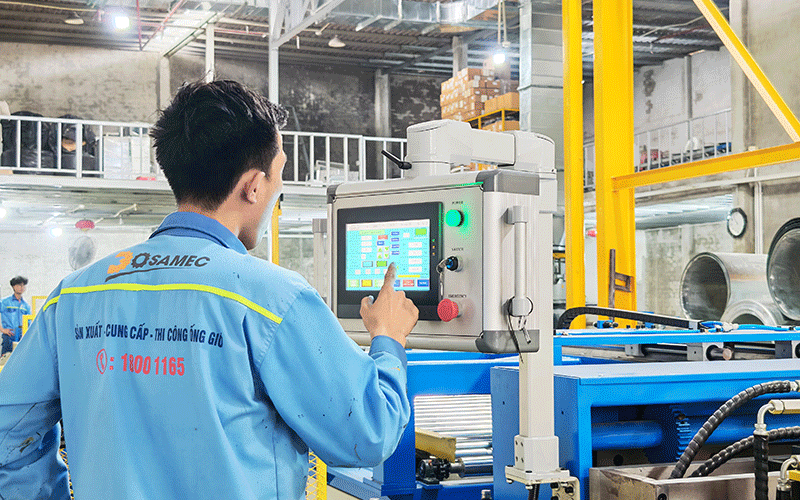 dosamec thiet ke thi cong thong gio nha xuong