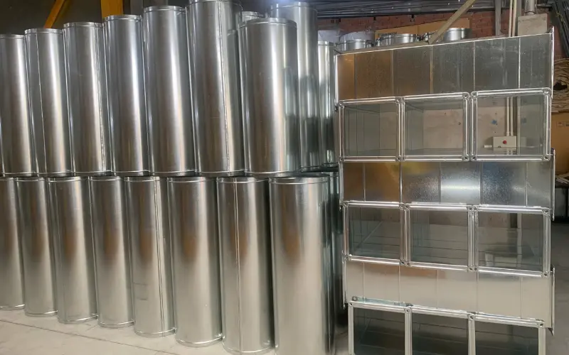 Gia công ống gió tròn tại Dosamec – Từ bản vẽ đến sản phẩm hoàn thiện