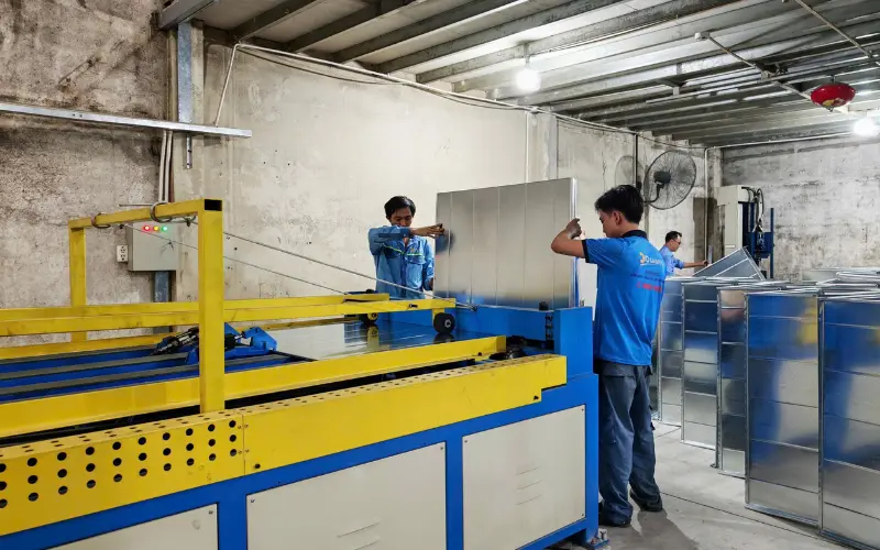 Mua ống gió tại xưởng giúp tối ưu chi phí nhờ giảm tầng trung gian